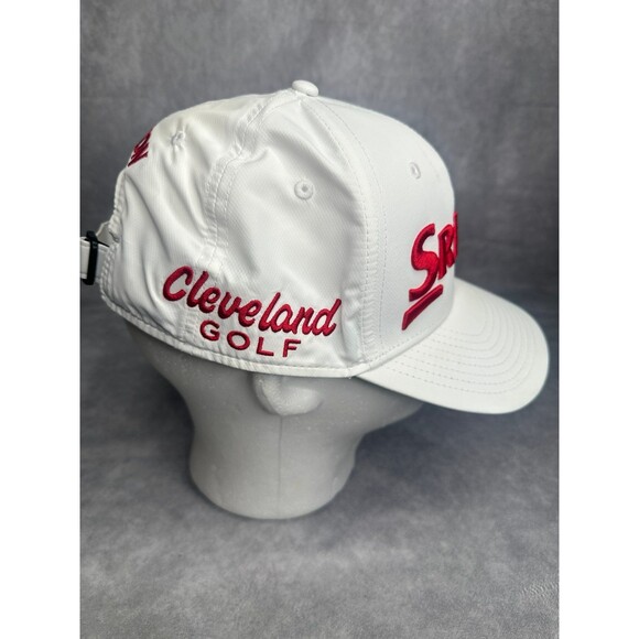 Srixon x Cleveland golf hat new white red embroidered osfm - Picture 4 of 5